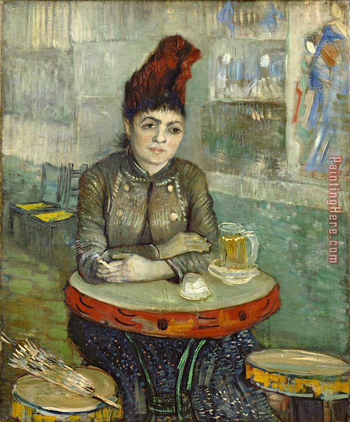Vincent van Gogh In The Cafe Agostina Segatori In Le Tambourin